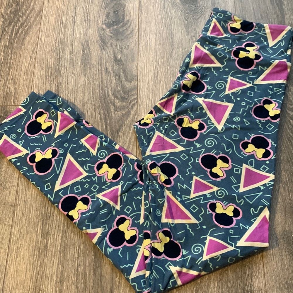 LuLaRoe OS Leggings - Disney Minnie Mouse UNICORN